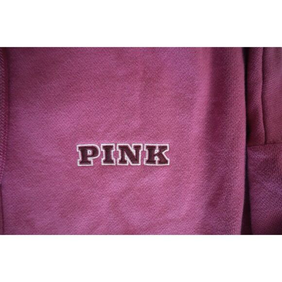 PINK x Victoria's Secret Large Ivy Fleece Campus Full Zip Hoodie/Sweatpants Set - Picture 4 of 16